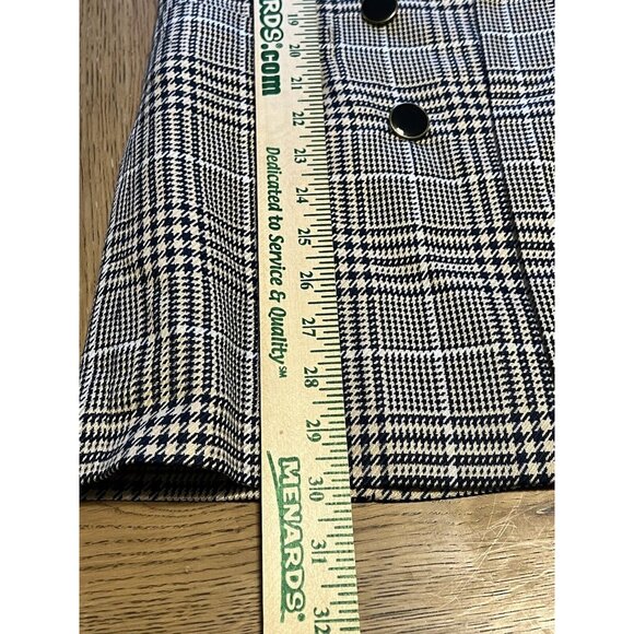 Vintage Stirling Cooper Checkered‎ Blazer Jacket Size 8 Business - Picture 3 of 16